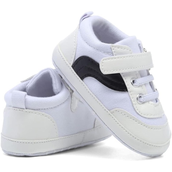 Clowara Unisex Infant Canvas Soft Sole Shoes Casual Sneaker Size 2 - Picture 2 of 8